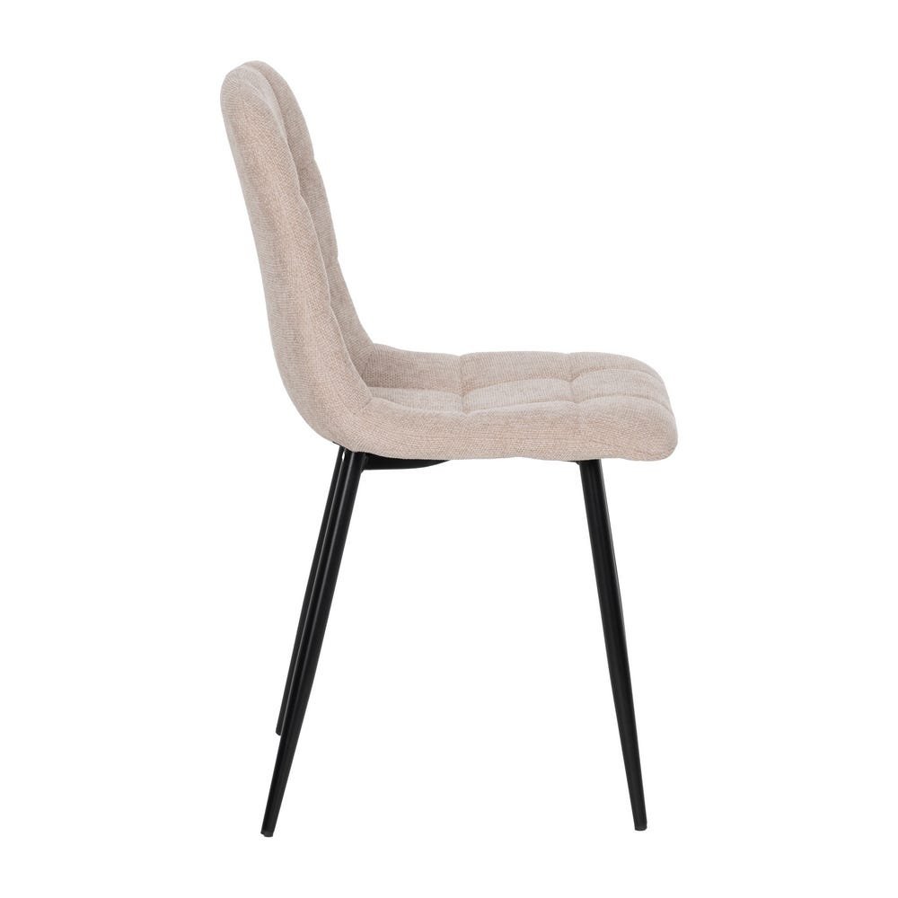 Silla Beige Tejido-metal - Imagen 3