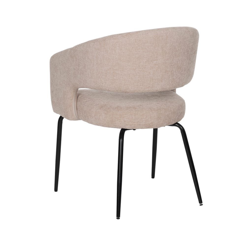 Silla Beige Tejido-metal - Imagen 4