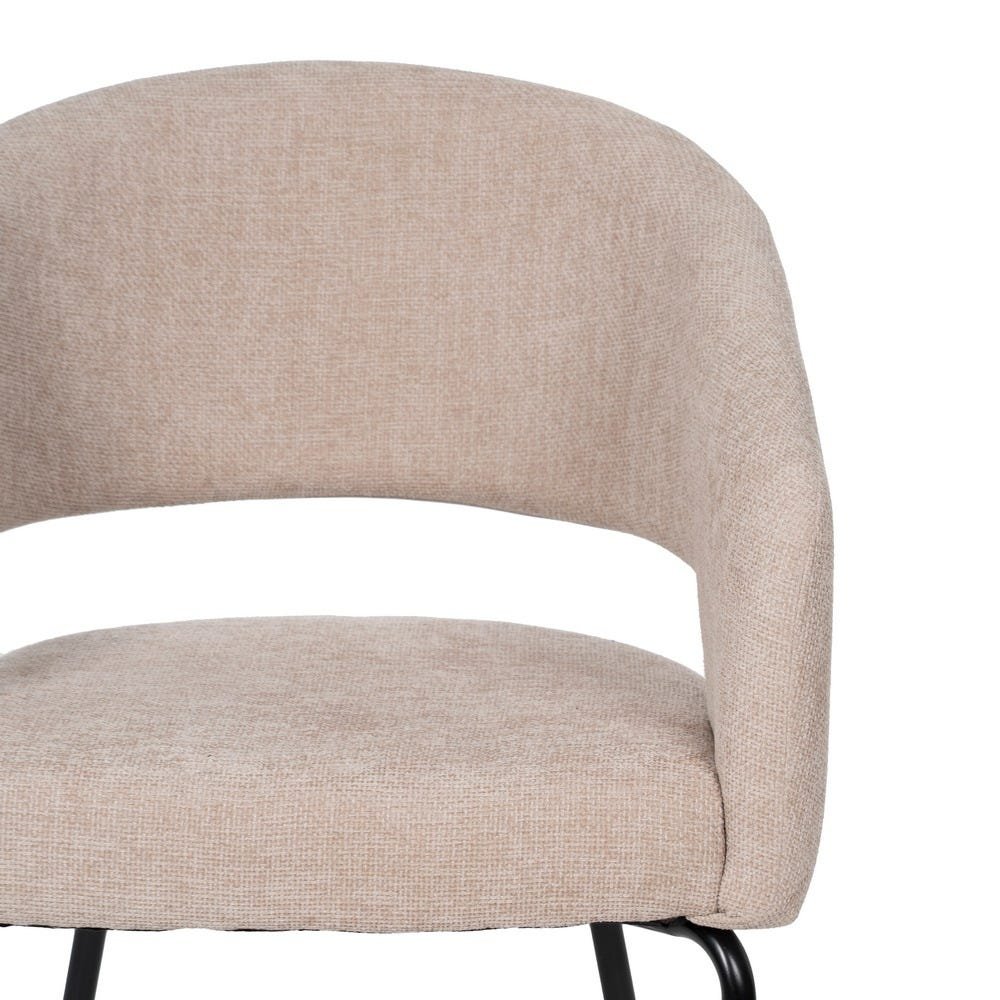Silla Beige Tejido-metal - Imagen 5