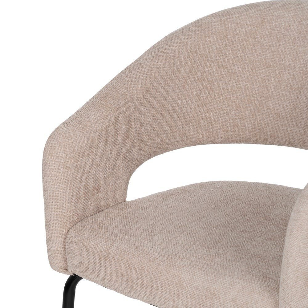Silla Beige Tejido-metal - Imagen 6