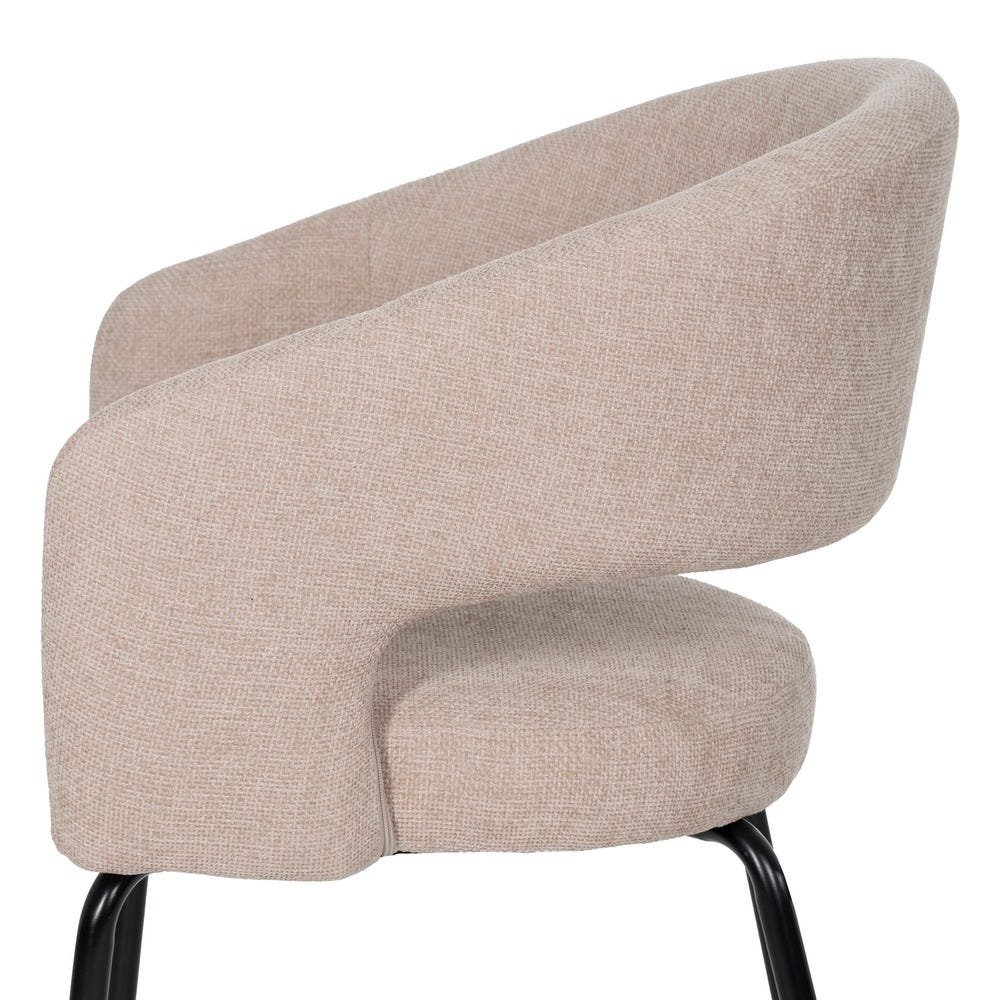 Silla Beige Tejido-metal - Imagen 7