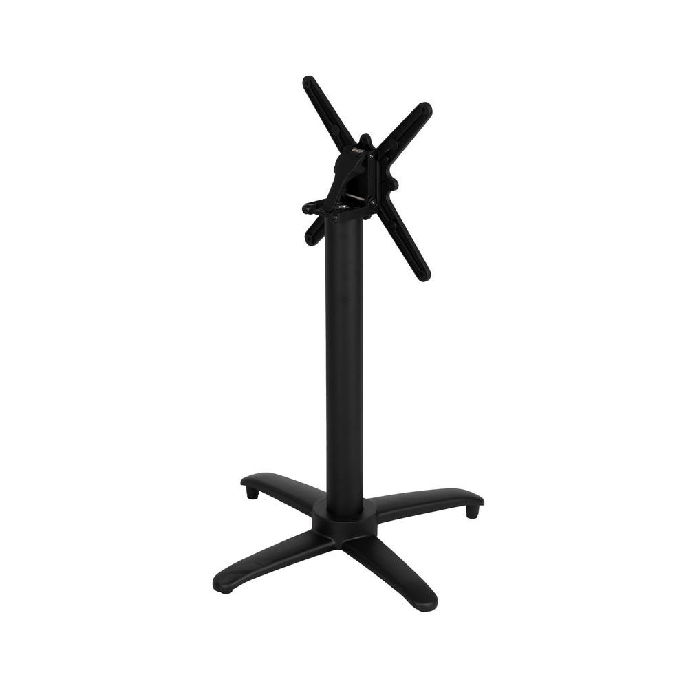 Patas Para Mesa Plegable Negro Aluminio - Imagen 4