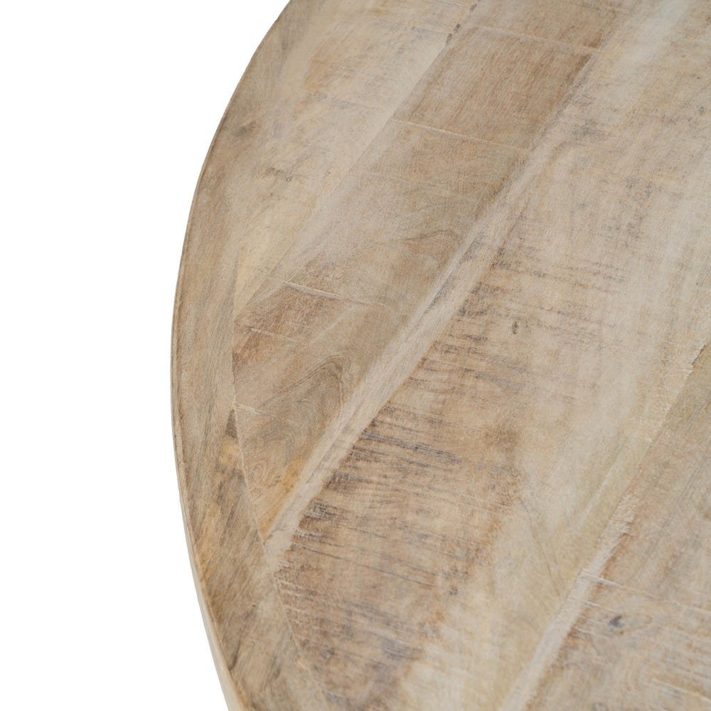 Mesa Comedor Blanco Rozado de madera de mango | Mobiliario original de BichoRaro