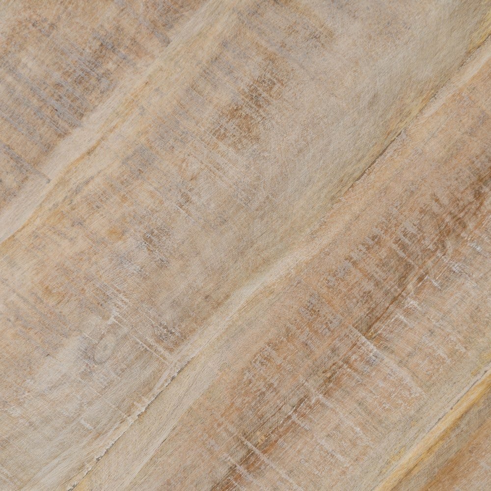 Mesa Comedor Blanco Rozado de madera de mango | Mobiliario original de BichoRaro