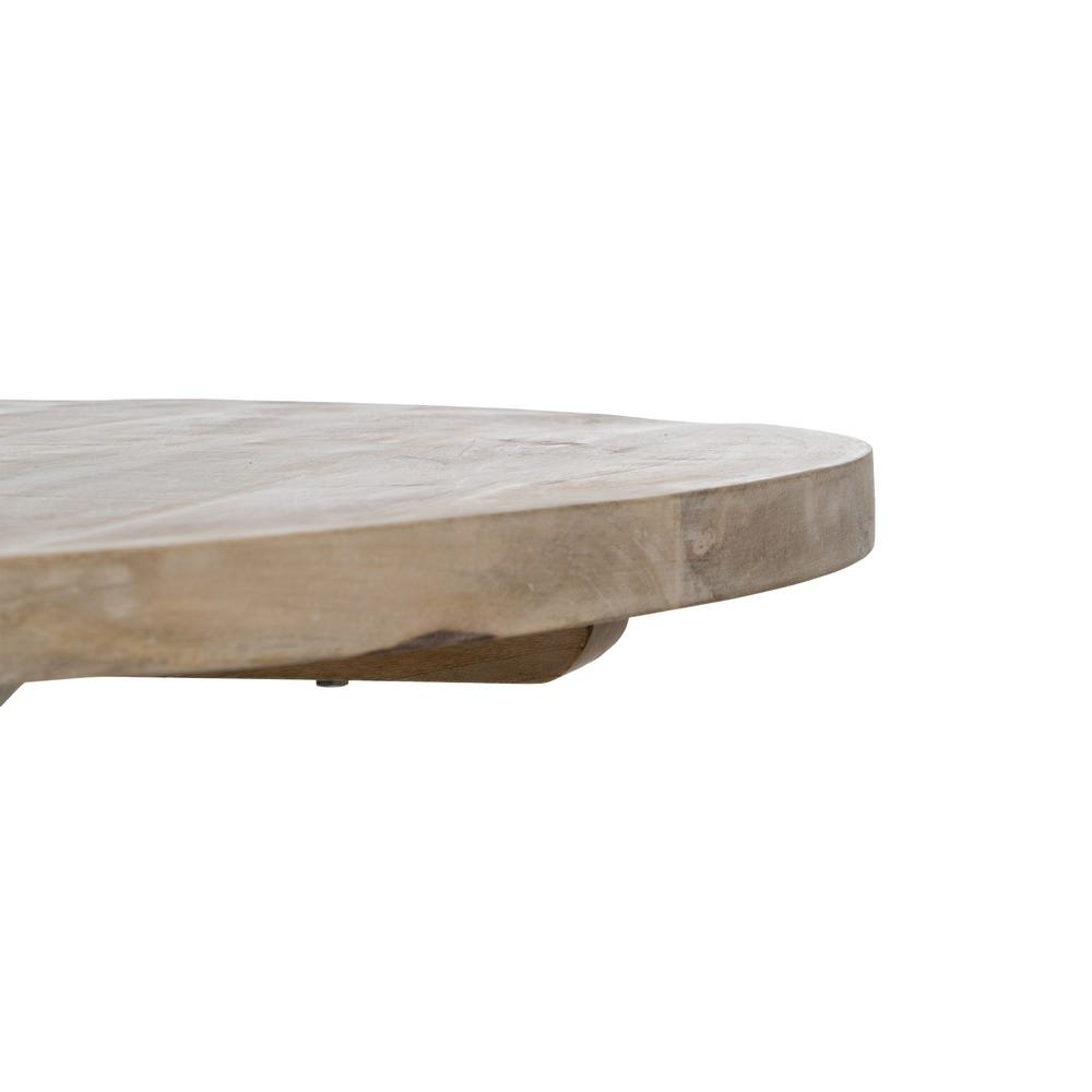 Mesa Comedor Blanco Rozado de madera de mango | Mobiliario original de BichoRaro