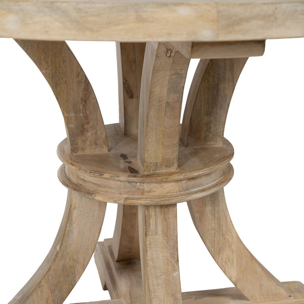 Mesa Comedor Blanco Rozado de madera de mango | Mobiliario original de BichoRaro