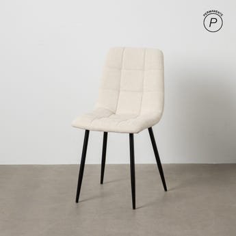 Silla Blanco Tejido-metal | Mobiliario original de BichoRaro